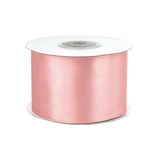 thumbnail of 50mm Satinband 25m Schleifenband Geschenkband Dekoband Breites Stoffband Lachs