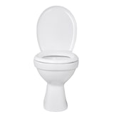 thumbnail of Belvit Dusch WC mit Bidet Funktion – Standtoilette mit Taharet, waagerechtem Wandabgang, Hygienedusche, Softclose WC-Deckel, Keramik in Weiß