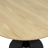 thumbnail of Runder Esstisch für 4 Personen, T100 cm, helles Holz