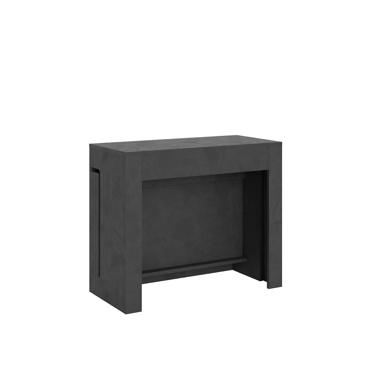 Consolle allungabile 90x42/302 cm Evolve Antracite Spatolato