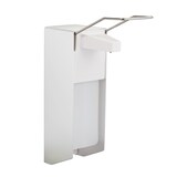 thumbnail of Relaxdays Eurospender, 1000 ml, Desinfektionsmittel, Seife, Ellenbogen-Hebel, Wandbefestigung, Hygienespender, silber