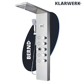 thumbnail of BERND | Premium douchepaneel Regendouche RVS | Geborsteld zilver Massagedouche Douchesysteem | Mengkraan Douchegarnituur Douchesysteem