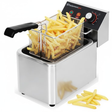 Fritadeira profissional 4L – 2500W – inox – compacta e potente – Equipementpro