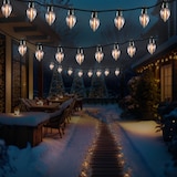 thumbnail of LED Lichterkette flackernde Kerzenlampen Flammeneffekt 3,5m für Außen Halloween