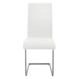thumbnail of ML-Design – Esszimmerstühle 6er Set – Weiß Kunstleder | Schwingstuhl mit hoher Rückenlehne, ergonomisch, Metallgestell