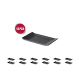 thumbnail of Stylepoint - 12x Servierplatte rechteckig - MST-BL2509 - 23,4x14,7x2,5cm - Asia