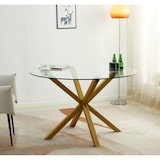 thumbnail of Mesa Redonda de Cristal Templado 120cm. Comedor o Cocina Cambria