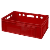thumbnail of 5 Stück E2 Kisten 60 x 40 x 20 cm Fleischkiste Lagerkiste Metzgerkiste in rot