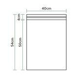 thumbnail of MONOUSO - Plastic zakken zelfklevende flap CPP G160 40x50cm (100 stuks)
