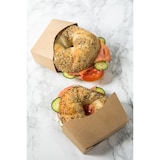 thumbnail of PACKNWOOD - 1000uds - Envase kraft para bagel y donuts 120x120x45mm - 210CBAGL