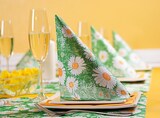 thumbnail of Sovie HORECA Serviette Lissy in grün aus Linclass® Airlaid 40 x 40 cm, 50 Stück - Floral