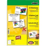thumbnail of Sigel Visitenkarten 190 g/m² Weiß 10 Blatt à 10 Stück