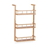 thumbnail of Relaxdays Gewürzregal, zum Hängen & Hinstellen, Küchenschrank, Arbeitsplatte, 3 Etagen, Bambus, Küchen Organizer, natur