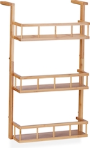 KESPER Kchenregal, Farbe: braun / schwarz; Material: Bambus.  Produktabmessungen. L: 55cm; B: 20cm; H: 38cm | METRO