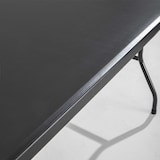 thumbnail of Table de réception pliante noire 183 cm
