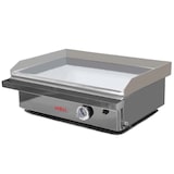 thumbnail of MBH - Plancha a gas industrial 600x400 mm de cromo duro para hostelería. Fry Top para cocina profesional para bar y restaurante.