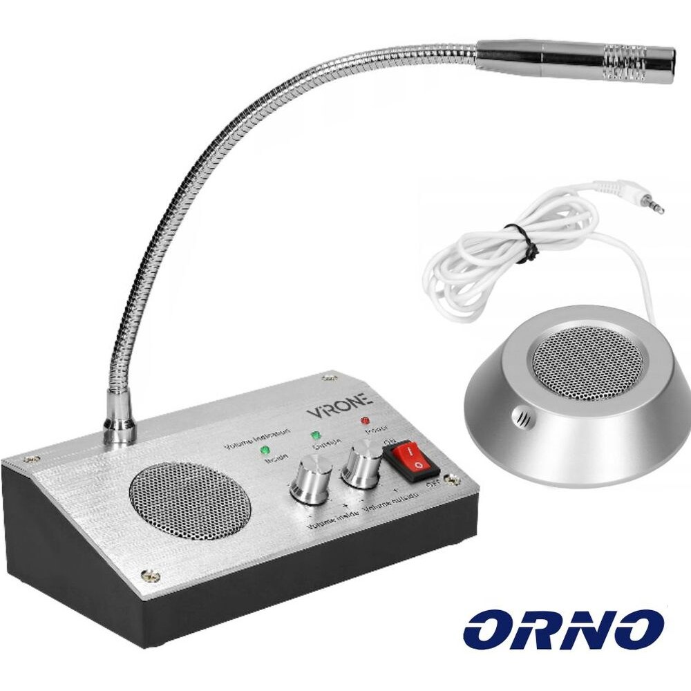 G-IC-1 :Microfone c/ Intercomunicador Bi-Direcional p/ Vidro