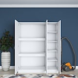 thumbnail of Armario BA105-1992 blanco 145x181.8x55 cm