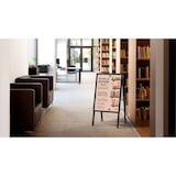 thumbnail of ALLboards Doppelseitige Werbetafel, Kundenstopper, Größe: A2, in einem schwarzen Aluminiumrahmen, abschließbar