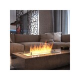 thumbnail of INSERT -Eingebauter Bioethanolbrenner/Einsatz mit 2 Gläsern 60 cm – Linearer Brenner 45 cm / 1 l Fassungsvermögen / Fassungsvermögen 1 l