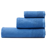 thumbnail of Benetton Conjunto 3 Pcs Toalhas de Banho (30X50+50X90+70X140Cm) 450 G/m² 100% Algodão Azul