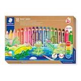 thumbnail of Staedtler® 140 C18 Farbstifte Buddy 3in1 - Kartonetui mit 18 Stiften und 1 Spitzer