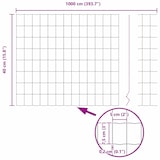 thumbnail of vidaXL Eurozaun 0,4 x 10 m PVC-beschichtetes Eisen