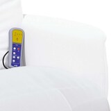 thumbnail of vidaXL Massagesessel mit Fußteil Weiß Kunstleder