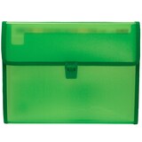 thumbnail of Archivador fuelle PP con broche 13 separadores Verde