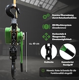 thumbnail of Ratschenzug 6 t Tragkraft - 3 m Hubhöhe Hebezug Kettenzug Hebelzug Flaschenzug