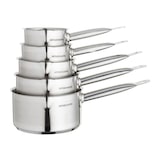 thumbnail of Arthur Martin Set De De 5 Casseroles - Acier Inoxydable - Intérieur Satiné Avec Graduation - Bec Verseur - Tous Feux Dont Indu