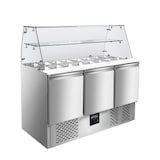 thumbnail of EASYLINE Saladette 700 / 3-vaks met vierkant glazen blad