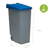thumbnail of Abfallbehälter Recycle geschlossen 85 Liter. Farbe Blau.