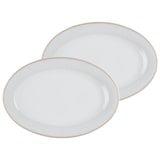 thumbnail of Ritzenhoff & Breker Geo Servierplatte oval 32 x 21 cm 2er Set