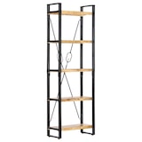 thumbnail of vidaXL Boekenkast met 5 schappen 60x30x180 cm massief mangohout