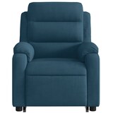 thumbnail of vidaXL Massagesessel mit Aufstehhilfe Elektrisch Blau Samt