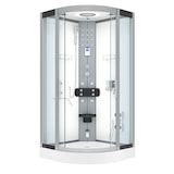 thumbnail of Dampfdusche Duschkabine Sauna Dusche D58-20T2 100x100 cm ohne 2K Scheiben Versiegelung