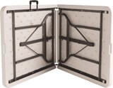 thumbnail of Mesa plegable rectangular Bolero, blanca, 183 cm