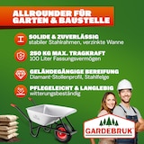 thumbnail of Gardebruk Schubkarre 250kg mit Stahlfelge