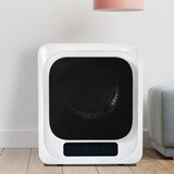 thumbnail of Wäschetrockner Edelstahl 3 kg bis 4 kg 850 W Wandmontage mit Überhitzungsschutz 6 Programmen und Energieklasse G 60x80x40 cm Weiß