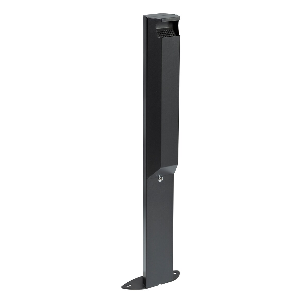 ROSSIGNOL Cendrier sur pied 3L avec serrure ARKEA gris manganèse