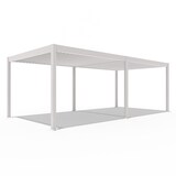 thumbnail of Weide E-Deluxe | elektrische Pergola mit LED | Voll Aluminium | 3,6 x 7,2 M | motorisiertes Lamellendach Ivory Sand