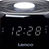 thumbnail of Lenco CR-12BK - FM-Radiowecker mit Nachtlicht - Schwarz
