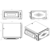 thumbnail of Four à pizza électrique mono 1 x 4 - Combisteel