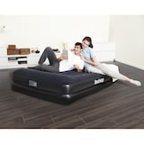thumbnail of Bestway Luftbett Premium + Queen Size, mit eingebauter Pumpe,  203 x 152 x 46 cm, schwarz
