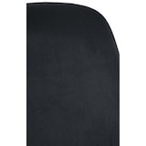 thumbnail of Silla de comedor Victoria con funda de terciopelo Negro