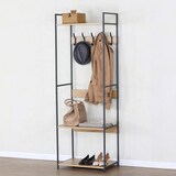 thumbnail of Max Home Perchero zapatero madera y acero 3 estantes 60x40x175 cm