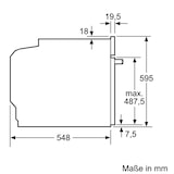 thumbnail of Siemens iQ700, Einbau-Backofen, 60 x 60 cm, Schwarz, Edelstahl HB774G1B1