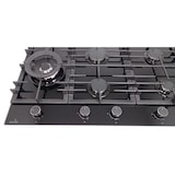 thumbnail of Gasline Gaskochfeld 90cm Schwarz Glaskeramik mit 5 Brennern WOK Brenner 4,2 kW