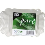 thumbnail of PAPSTAR 250 Schalen, Pappe "pure" eckig 9 cm x 14 cm x 3 cm weiss